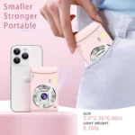 4K Vlogging Travel Front-facing Digital Camera A15 Portable High Definition 1080P Photography Travel Selfie Cam 44MP Resolution - Image 4
