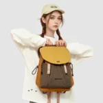 Lightweight, Simple, Versatile, Large-Capacity Computer Travel Backpack for Junior High School Students, High School Students, College Students, School Bags for Girls
