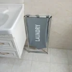 Dirty Clothes Storage Basket Three Grids Organizer Foldable Large Laundry Basket Waterproof Home Laundry Basket - Image 16