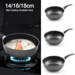 Frying Pan Mini Cooking Omelette Pans Non-stick Iron Pancake Egg Fryer With Long Handle Kitchen Gadgets - Image 3