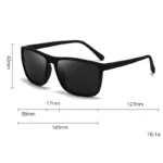 Retro Fashion Square Sunglasses for Men Outdoor 3237 New Style Optical Glasses Frame Unisex Designer Look - Image 6