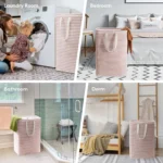 75L Large Collapsible Laundry Baskets with Handle Household Clothes Storage Basket Dirty Laundry Toys Storage Organization - Image 11