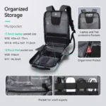 Mark Ryden ABS Anti-theft Outdoor Customised Laptop Bags Password Lock Travel Cycling Motorcycle Bags - Image 5