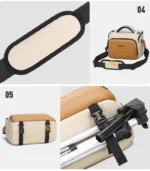 Camera bags, outdoor travel camera shoulder bags, waterproof, camera bags with detachable partitions and shoulder straps - Image 29