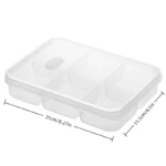 Refrigerator Food Storage Containers, Suitable For Meat And Other Food, Food-grade Airtight Containers, 2/4/6 Compartments. - Image 26