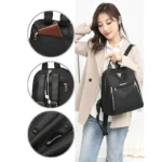 Backpacks Simple Large Capacity New Black Travel Bag For Women Solid Harajuku Student Schoolbag Backpack Unisex Bags High Street - Image 10