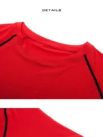 Men's Tight Dry Tshirt Muscle Moisture Wicking Gym Tshirts Fitness Sportswear Casual Holiday Short Sleeve Clothing Apparel - Image 28