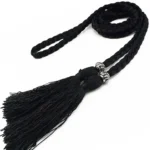 Thin Women Waistband Tassle Bow Dress Tassles Belts Braided Belts Waist Chain Waist Rope - Image 10