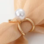 Fashion Scarves Buckle Women Brooches High-Grade Scarfs Buckles Steel Ring Scarf Clip Metal Brooch Clothes Corner Knotted Button - Image 14