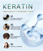 Keratin Hair Straightening Cream Keratin Cream For Smoothing Hair Professional Keratin For Permanent Straightening Hair Care - Image 10