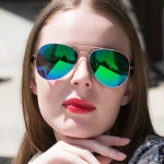 Trendy and Fashionable Aviator Sunglasses, Personalized Sunglasses, Men's and Women's Street Style Sunglasses, Retro Sunglasses, - Image 7