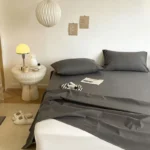 Bed Sheets Plaid Non-slip Comfortable Washed Twin Queen Full Size Nordic Style Universal Bedspread Simple Durable Antibacterial - Image 11