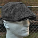 Men herringbone style berets retro woolen top felt hat fashion wild casual berets flat berets - Image 6