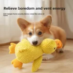 1/3PCS Things For Dogs Accessories Dog Supplies Calming Duck Squeaky Plush Toy Luxury Sleep Aid Durable Puppy Companion Pet - Image 14