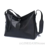 Tote Bag Full-Grain Vegetable-Tanned Leather Large Capacity Shoulder Crossbody Bag Elegant Work commute Stylish - Image 6