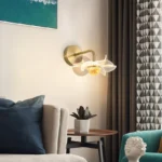 LED Wall Lamp Modern Luxury Flower Shaped Decorative Light Bedroom Bedside Study Dining Room Living Room Background Wall Lamp - Image 4