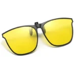 Polarized Clip On Sunglasses Men Car Driver Goggles UV400 Sun Glasses Anti Glare Vintage Square Glasses - Image 6