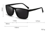 Retro Fashion Square Sunglasses for Men Outdoor 3237 New Style Optical Glasses Frame Unisex Designer Look - Image 15