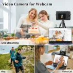 4K Digital Camera for Photography and Video Autofocus Anti-Shake 48MP Compact Vlogging Camera 3'' 180° Flip Screen with Flash - Image 6