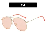 Toad Shaped Sunglasses 2025 Large Frame Fashion Trendy Sunglasses Metal UV400 Sunglasses - Image 7