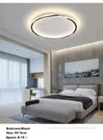 Modern LED Room Decoration Ring Ceiling Light Living Room Bedroom Dining Room Ceiling Lamp Indoor Lighting Decorative Lamps - Image 23