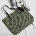 Women Handbag Summer Beach Bag Rattan Woven Handmade Knitted Straw Large Capacity Totes Leather Women Shoulder Bag Bohemia New - Image 11