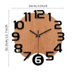 Modern wall clocks with silent pendulum function are suitable for living rooms, offices, bedrooms, and home decor - Image 8