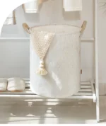Foldable Fabric Laundry Basket Home Use Dirty Clothes Hamper Toy Storage Basket Wash Tub Bedroom Utility Storage Basket - Image 31