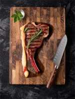 Large Size,High Quality Teak Wood Cutting Board:16.5*11.8 Inch/13.3*9.5 Inch,1 Inch Thick，Suitable For Christmas，Halloween - Image 16