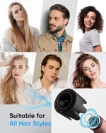1400W high-power hair dryer, dries hair quickly, lightweight body, low noise, comes with various types of air nozzles. - Image 4