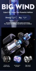 Professional Hair Dryer 110V/220V, Powerful Fast Heating High-speed Styler for Home and Dormitory Salon Use - Image 15