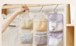 5/10 Pockets Underwear Socks Hanging Organizers Behind Door Storage Wardrobe Hanging Storage Bag Closet Organizer - Image 17