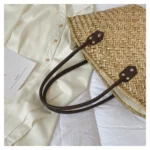Handmade Women's Shoulder Bag Large Capacity Handbags Bohemian Summer Straw Beach Bag Female Shopper Basket Woven Tote Bags - Image 24