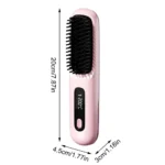Hair Straightener Professional Quick Heated Electric Hot Comb Hair Straightener Personal Care Multifunctional Hairstyle Brush - Image 9