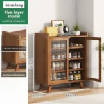 Shoe cabinet, shoe rack  household, simple indoor storage artifact, space-saving entry, and dust-proof dormitory. - Image 10