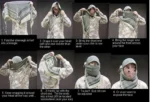 Tactical Arab Shemag Cotton Scarves Outdoor Unisex Army Military Hunting Paintball Head Scarf Face Mesh Desert Bandanas Scarf - Image 39