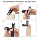 Mini Telephoto Phone Lens 8X Optical Zoom Suitable for Most Types of Mobile Phones for Travel Watching Games Photography - Image 14