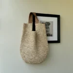 Handmade Woven Beach Bags for Women Handbag Large Capacity Travel Shoulder Bag Bohemian Straw Bag Vacation Shopper Tote Clutch - Image 2