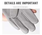 Touch Screen Leather Gloves, High-End Leather Gloves Women, Genuine Leather Winter Gloves, Keep Warm Women's Leather Gloves-2226 - Image 58