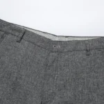 Daily Versatile Male Formal Trousers Stable Waist Breathable Linen Textured Fabric Office Wedding Multi Scene Long Pants - Image 25