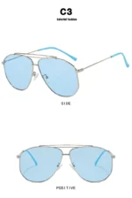 Toad Shaped Sunglasses 2025 Large Frame Fashion Trendy Sunglasses Metal UV400 Sunglasses - Image 14