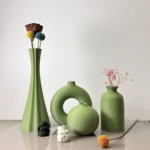 4 Piece Set of Bohemian Style Vases, Dried Flower Arrangement Vases, for Home Decoration Vases, Office Desktop Vase Ornaments, B