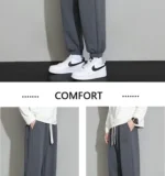 Men's Trousers Casual Trousers Loose Popular Sports Pants Versatile Casual Pants for Boys - Image 21