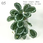 Artificial Terrarium Plants Vine Wall Hanging Flower Rattan Simulation Plastic Leaf Rattan Green Grass Home Balcony Garden Decor - Image 18