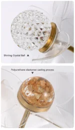 LED Wall Lamp Modern Luxury Flower Shaped Decorative Light Bedroom Bedside Study Dining Room Living Room Background Wall Lamp - Image 30