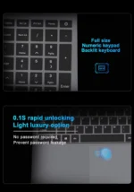 2026 15.6' Ultra Slim Laptop Intel Core I9-9900 16GB RAM 1/2TB SSD Windows 11 Fingerprint Unlock Office Game Backlight Laptop - Image 20