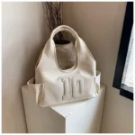 2024 New Women's Tote Bags Trendy Versatile Commuting Large Capacity One Shoulder Bag Summer Casual Solid Color Female Handbags - Image 54