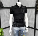 Polo Men's T-shirt Slim Fit Clothes Streetwear Top Embroidery Print With Collar Man Tee Shirts Graphic White Vintage Hot S - Image 18