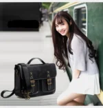New Fashion Retro Women backpacks Shoulder Bag Female Handbags Leather Laptop Bags Business Computer Briefcase Schoolbags - Image 19