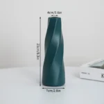 Nordic Vases Pure White Plastic Vases Imitation Ceramic Flower Vases Desktop Flowerpot Wedding Decor Home Ornament - Image 11